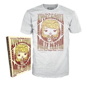 Dolly Parton T Shirt XL The Pride of Appalachia Funko Pop Boxed Tee Cotton SL5
